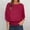Red, variant on Endives Women's Chiffon Shirt Blouses Casual Boat Neck Chiffon Blouses Batwing Tops Tunic Top Spring Outfit Pink