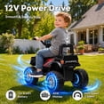 thumbnail image 4 of Ford F150 Raptor 12V Ride On Car for Kids, Battery Powered Ride On Toys w/Big Wheels, LED Lights, Toddlers Electric Car for Ages 2-5, 4 of 7