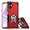 Red, variant on Case for Galaxy A06,Military Grade TPU PC [Built-in Kickstand] Dual-Layer Flag Design Heavy Duty Drop Protection Magnetic Stand Phone Case for Samsung Galaxy A06 (Rose Gold)