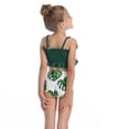 thumbnail image 4 of IROINNID Girls 2PCS Bikini Pleated Split Swimsuit Halter Bathing Suit, 4 of 9