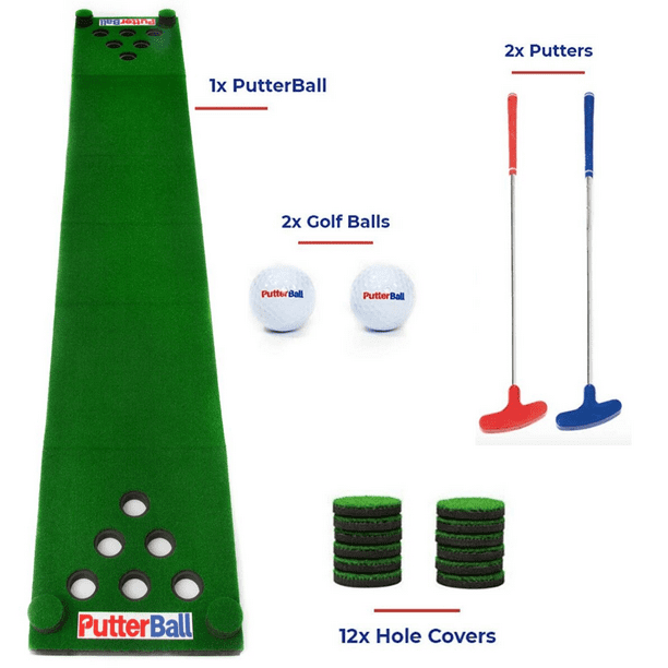 dyr humor vand PutterBall Golf Pong Game Set The Original - Includes 2 Putters, 2 Golf Balls, Green Putting Pong Golf Mat & Golf Hole Covers - Best Backyard Party Golf Game Set - Walmart.com dyr humor vand PutterBall Golf Pong Game Set The Original - Includes 2 Putters, 2 Golf Balls, Green Putting Pong Golf Mat & Golf Hole Covers - Best Backyard Party Golf Game Set - Walmart.com