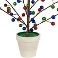 thumbnail image 5 of Northlight Glittered Ball Ornament Artificial Christmas Tree - Unlit - 24", 5 of 5