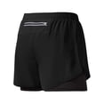 thumbnail image 6 of Mens 2 in 1 Running Shorts Quick Dry Gym Athletic Workout Clothes with Side Pockets, 6 of 7