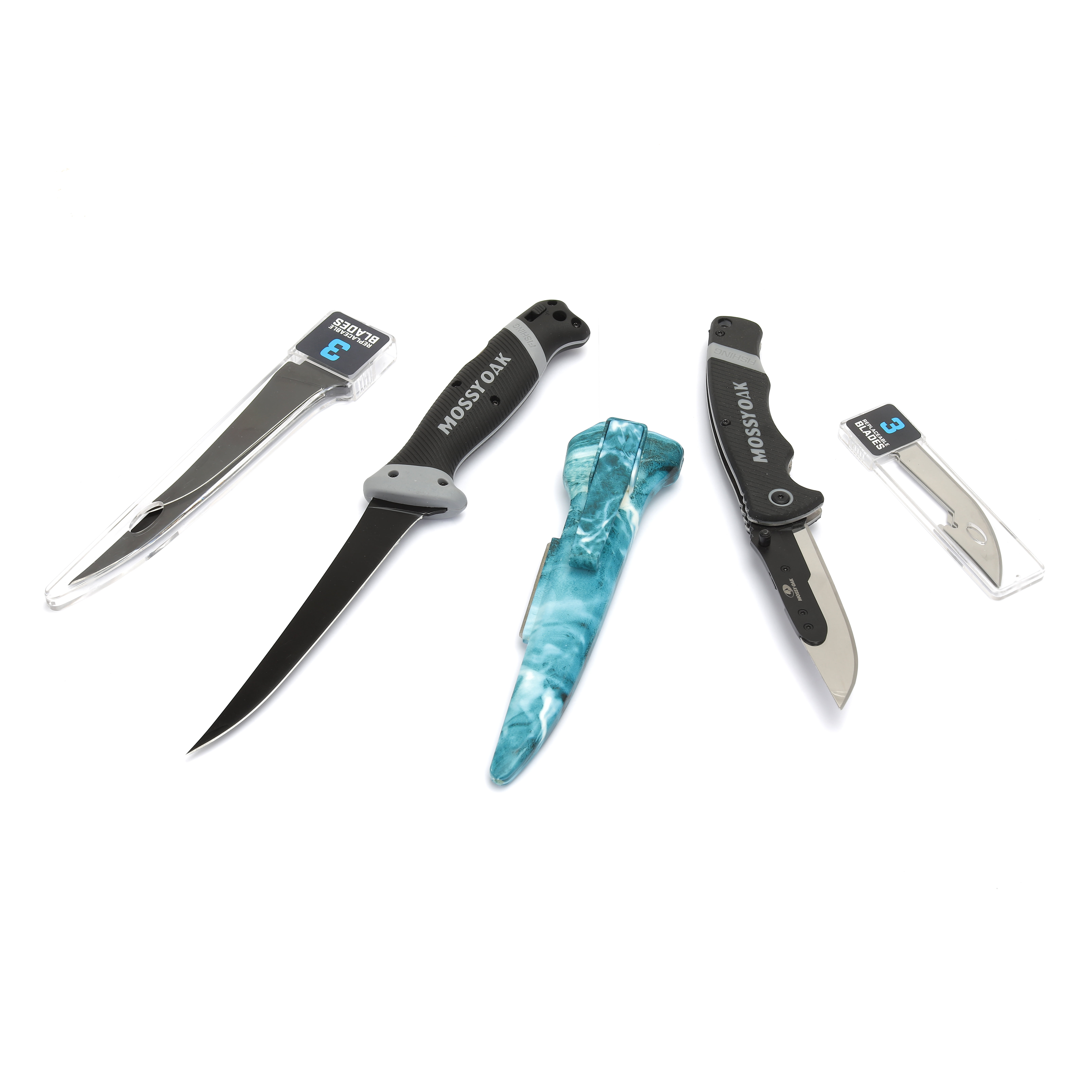 Mossy Oak 8pc Angler Knife Set Walmart Inventory Checker Brickseek