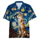 thumbnail image 2 of Camisa hawaiana con estampado 3D de Shiba Inu para hombre, divertida camisa hawaiana con estampado de animales, blusas casuales de manga corta con solapa para verano, 2 of 5