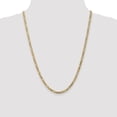 thumbnail image 2 of Leslie's Real 14kt Yellow Gold 4mm Flat Figaro Chain; 24 inch; Lobster Clasp; for Adults and Teens; for Women and Men, 2 of 5