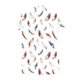 thumbnail image 4 of Xuyuer Vintage Style Raglan Sleeve Button Top - Women's Fashion Casual Printed V-Neck Loose Sleeve Blouse for Weekend Outings, Retro Inspired Spring Summer Fashion & Boho Chic Wardrobe Staple, 4 of 6