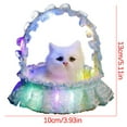 thumbnail image 3 of Room Decoration for Women Girls, Realistic White Cat Bedroom Decoration, Light Up and Sound, Cat Love Gifts for Women Wife Mom Teen Girls, Valentine's Day Christmas Birthday Gifts, 3 of 5