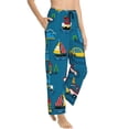thumbnail image 2 of Daiia Transportations with Buildings Women's Sleep Pant with Pockets and Drawstring,Pajama Pants-X-Large, 2 of 9