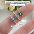 thumbnail image 3 of Vintage Australia Lab Fire Opal - Yellow Gold Solid Opal Moissanite Wedding Ring - Australian Opal Solid Ring, 925 Sterling Silver ,14K Yellow Gold Plated Engagement Rings, 3 of 5