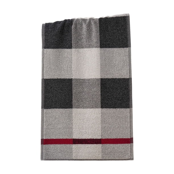 Sofa Vama Ropa de Cama Toalla de baño de algodón de 34 x 73 cm, grande, deportiva, alargada y gruesa, para hombre y mujer. for Navideño