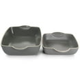 thumbnail image 5 of Gibson Home Rockaway 2 Piece Stoneware Nesting Bakeware Set in Grey, 5 of 5