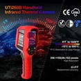 thumbnail image 4 of UNI-T Thermal Imaging Camera UTi260B Handheld Infrared Camera, 256x192 IR Resolution, -20℃-550℃, 2.8" TFT LCD, IP65 2-Metre Drop, 4 of 10