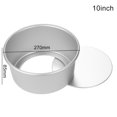 thumbnail image 2 of PENGXIANG Stainless Steel Cake Mould Chiffon Cake Baking Pan Removable Non Stick Bottom Pudding Mold E, 2 of 2