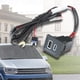 thumbnail image 4 of Enchufe cargador Dual USB-C PD+QC3.0 para coche 12V 24V para Multivan T5 2003-2015, 4 of 9