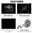 thumbnail image 3 of Pequeña cámara de vídeo portátil detección de movimiento aleación de aluminio ABS 2K Ultra HD mini cámara con clip para oficina ANGGREK Otros, 3 of 8