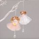 thumbnail image 3 of Bearachild Decoraciones para árboles de Navidad Universal Festival accesorios colgantes habitación adorno DIY Año Nuevo Navidad Ángel muñeca colgante Kits de decoración para fiestas Blanco Bearachild HA070262-02, 3 of 6