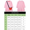 thumbnail image 3 of HWJAD Long Sleeve Dress for Toddler Girls 2-7Y Spring Fall Cotton Kids 3D Apple Crossbody Bag Applique Dresses, 3 of 8