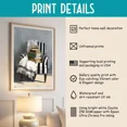 thumbnail image 2 of Cozy Reading Nook Wall Art, Stack Of Books On Chair Print, Neutral Aesthetic, Matte Canvas Stretched, Posters for Room Bedroom Living Room Bathroom Wall Decor, Posters & Art Prints, Gift., 2 of 7