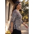 thumbnail image 3 of Catherines Women's Plus Size Petite Breezeway Georgette Blouse, 3 of 6
