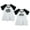 Black Raglan Dresses, variant on Pack of 2, Super Girl & You Can't Scare Me I Have a Daughter Funny Dresses For Baby, Newborn Babies Skirts, Infant Princess Dress, Toddler Frocks (Gray Raglan Dresses, 0-6 Months)