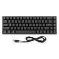thumbnail image 1 of Gaming Keyboard USB 68 Keys Blue Switch N Key Rollover 10 RGB Backlit Modes Wired Keyboard for Desktop Laptop Black, 1 of 4