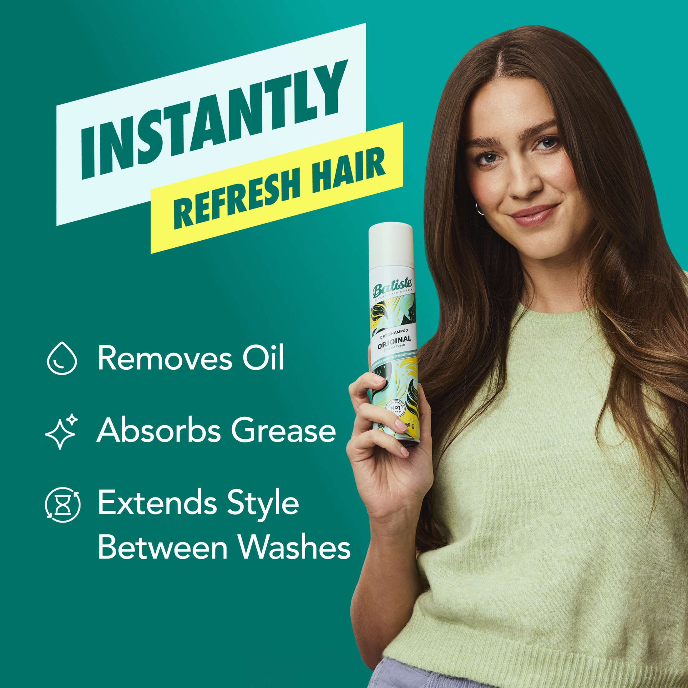 Batiste Original Dry Shampoo, 7.62 oz photo 2