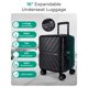 thumbnail image 2 of Bolsa de equipaje de mano SMART para debajo del asiento de 16 pulgadas con ruedas giratorias, 2 of 7