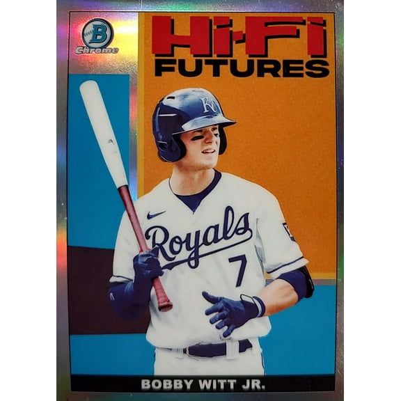 MLB Topps 2022 Bowman Chrome Baseball   Bobby Witt Jr. Trading Card HIFI-5 (Hi-Fi Futures)