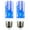 Blue, variant on LNGOOR 2 Pcs Led Flame Light Bulb 3 Modes Fire Light Bulb E26 E27 Base Upside Down Simulated Flicker Lamp for Christmas Decor Outdoor Indoor Home, Blue