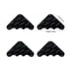 thumbnail image 3 of Portaalfombras en pack de 4 tapiz reutilizable para alfombras de área | Sujetadores antideslizantes negros 10x10cm | Previenen que se deslizen en baldosas, madera y suelos | Sujetadores lavables de, 3 of 6