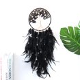 thumbnail image 1 of Atrapasueños grandes de árbol de la vida: plumas de gallo con ágata roja, atrapasueños hecho a mano para decoración de pared de dormitorio (3 piezas), 1 of 5
