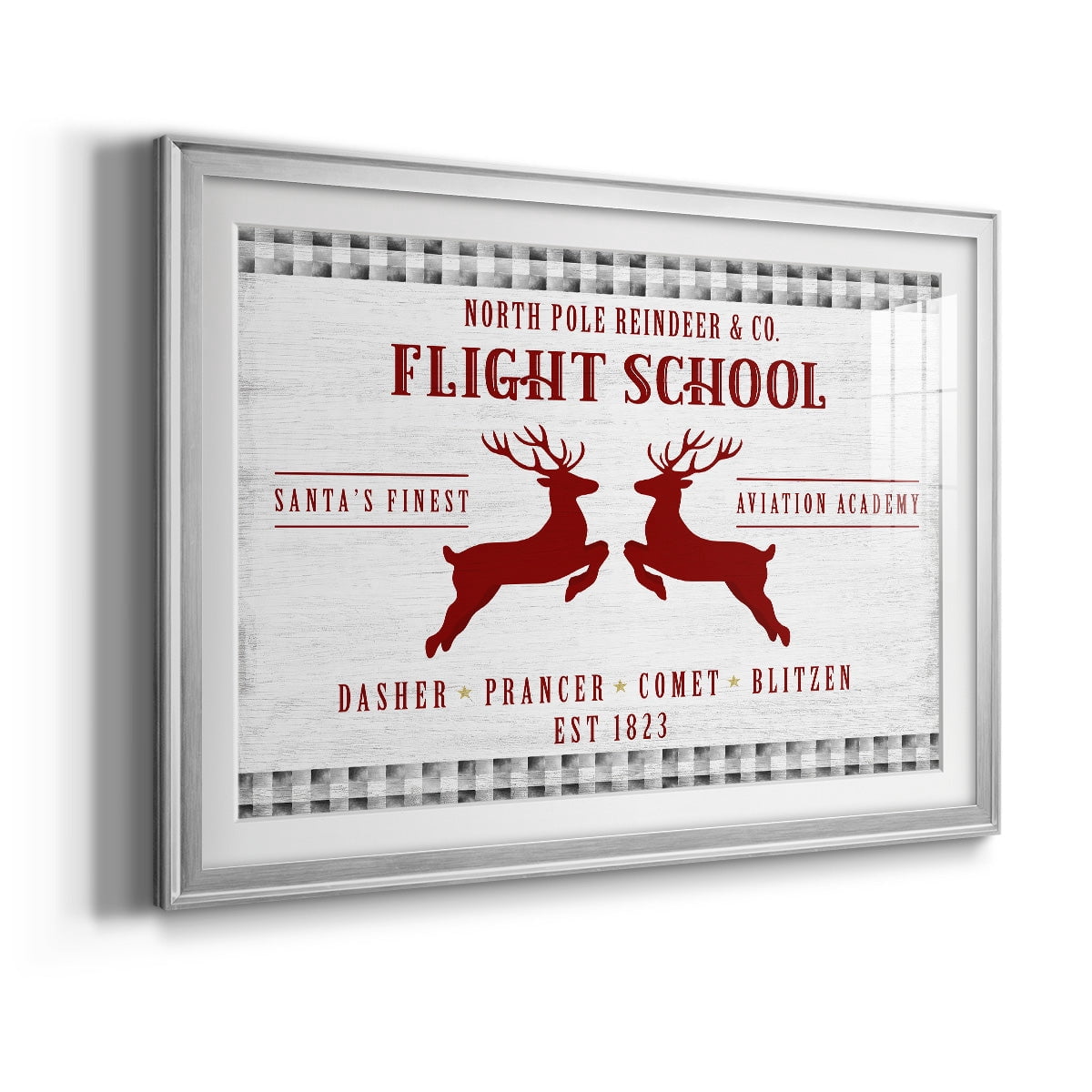 Flight School Premium Framed Print - Ready to Hang