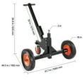 thumbnail image 6 of KFFKFF Trailer Mover, 1500lbs Load Bearing Capacity, Dual-Purpose Trailer Dolly with 22 in and 26 in Variable Height and 2 in Ball, 15.2 in Air-Filled Tires and All-Purpose Wheel, 6 of 9