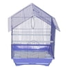 11 x 9 x 16 in. House Top Style Small Parakeet Cage, Purple