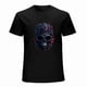 thumbnail image 3 of Skull Crossbones T-shirt Skull and Roses T-shirt Skull with glasses on T-shirt Gothic tees Unisex tees Artful, 3 of 5