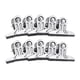 thumbnail image 1 of unbranded 10Ud Clips De Acero Inoxidable Plata Para Sellar Bolsas Y Preservar Frescura, 1 of 7