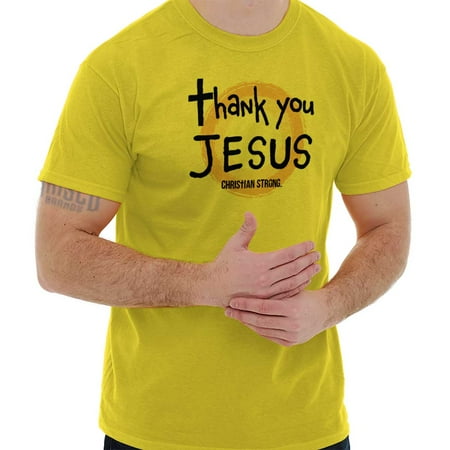 Thank You Jesus Blessed Grateful Christian T Shirt