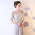 thumbnail image 4 of Capa Chalina De Encaje Con Guantes Vestido Fiesta Novia, 4 of 7