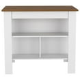 thumbnail image 3 of Pemberly Row 2 Piece Kitchen Set Kicthen Island and Kitchen Cart in Multi-color, 3 of 10