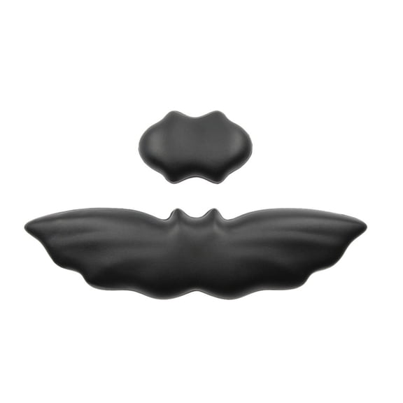 Leather Keyboard Wrist Rest & Mouse Pad Set, Ergonomic Office Wrist Support, Soft Wrist Cushion