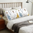 thumbnail image 4 of Balery Dinosaur Funda Protectora para Almohada Corporal de Algodón Hipoalergénico con Cierre(55 x 21 pulgadas), Almohadas No Incluidas, 4 of 7