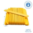 thumbnail image 3 of Yellow Jumbo Craft Sticks 6-inch, Pack of 1000 Popsicle Sticks for Crafts, Wax Sticks, & Thanksgiving Tongue Depressors, by Woodpeckers, 3 of 5