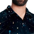 thumbnail image 5 of Virgo Constellation Men's Short Sleeve Printed Poplin Beach Shirts with Spread Collar - Casual Button Down Summer Tops for Unisex, 5 of 6