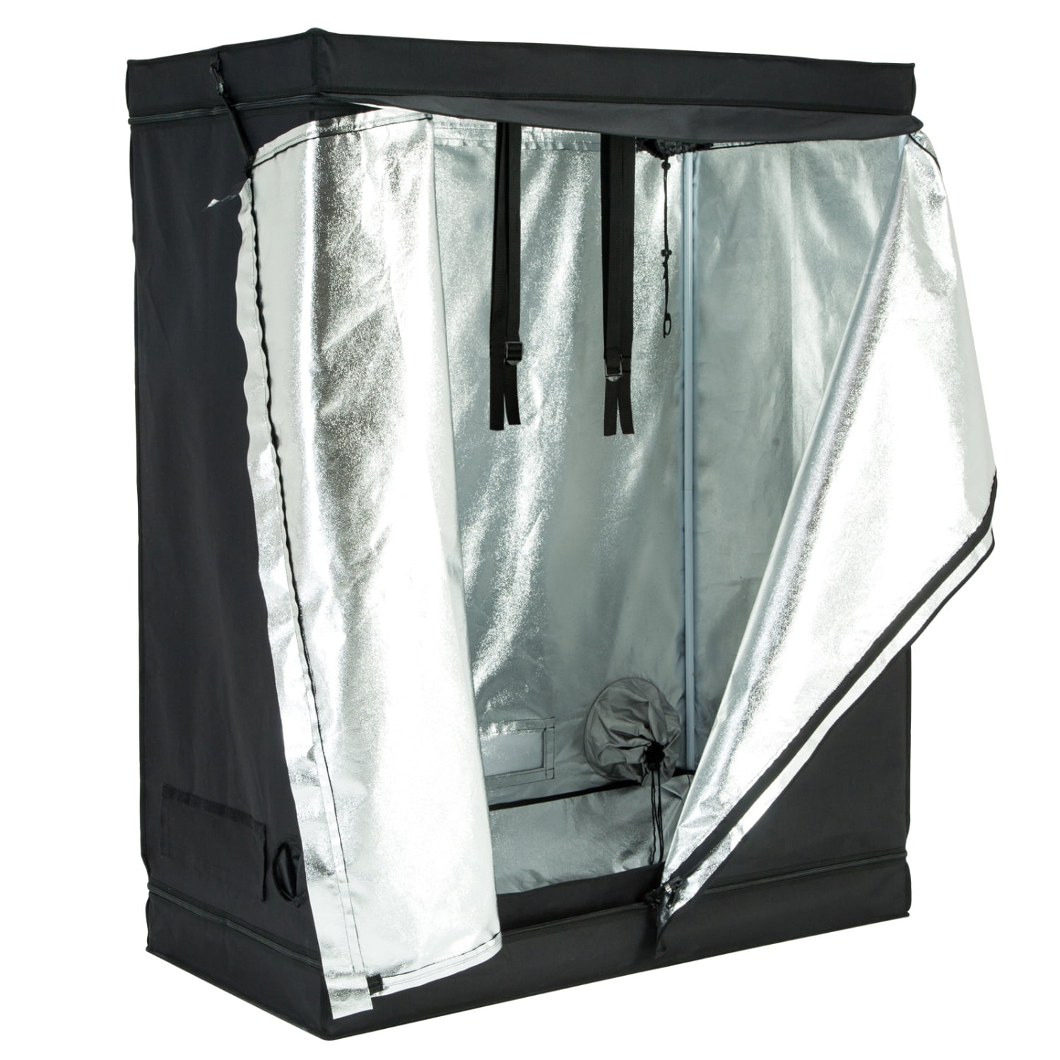 60x60x78 in 100% Reflective Mylar Hydroponic Grow Tent Non Toxic Plants Room Hut 