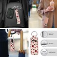 thumbnail image 6 of Yuyamidu Ladybug Car Seat Covers Full Set of 13 Heart Steering Wheel Cover Center Console Pad Seatbelt Pad Cup Holders Keychain Lipstick Holder Universal Auto Accessories, 6 of 6