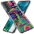 thumbnail image 2 of MUNDAZE LG Aristo 5/Phoenix 5/Risio 4 Shockproof Clear Hybrid Protective Phone Case Neon Psychedelic UFO Alien Planet Cover, 2 of 6