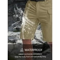 thumbnail image 4 of liyiyiyia Men Waterproof Shorts Outdoor Lightweight Quick Dry Hiking Fishing Cargo Shorts with Multi Zipper Pockets, 4 of 9