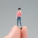 thumbnail image 5 of Figuras de Niña a Escala 1/64, Figuras de Niña de Resina 1/64, Figuras Decorativas Pintadas de Trenes, Figuras de Niña Modelo 1/64, para Diseño de Hugo Figuras de personas, 5 of 8