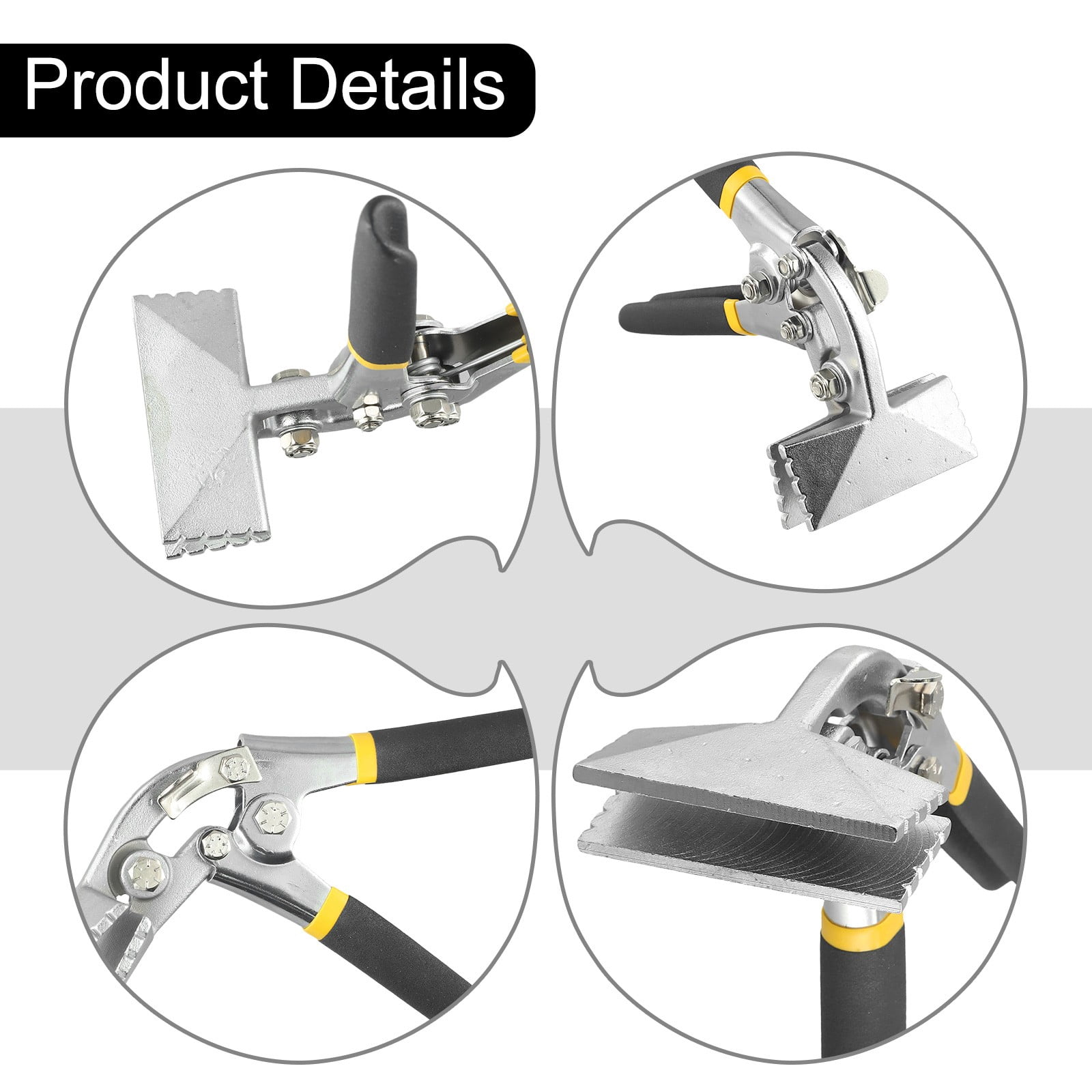 Sheet Metal Bending Pliers 80Mm/Elbow 80Mm/150Mm Straight Handle Hand Seamer Crimping Folding Tool Multifunctional B Smile Home
